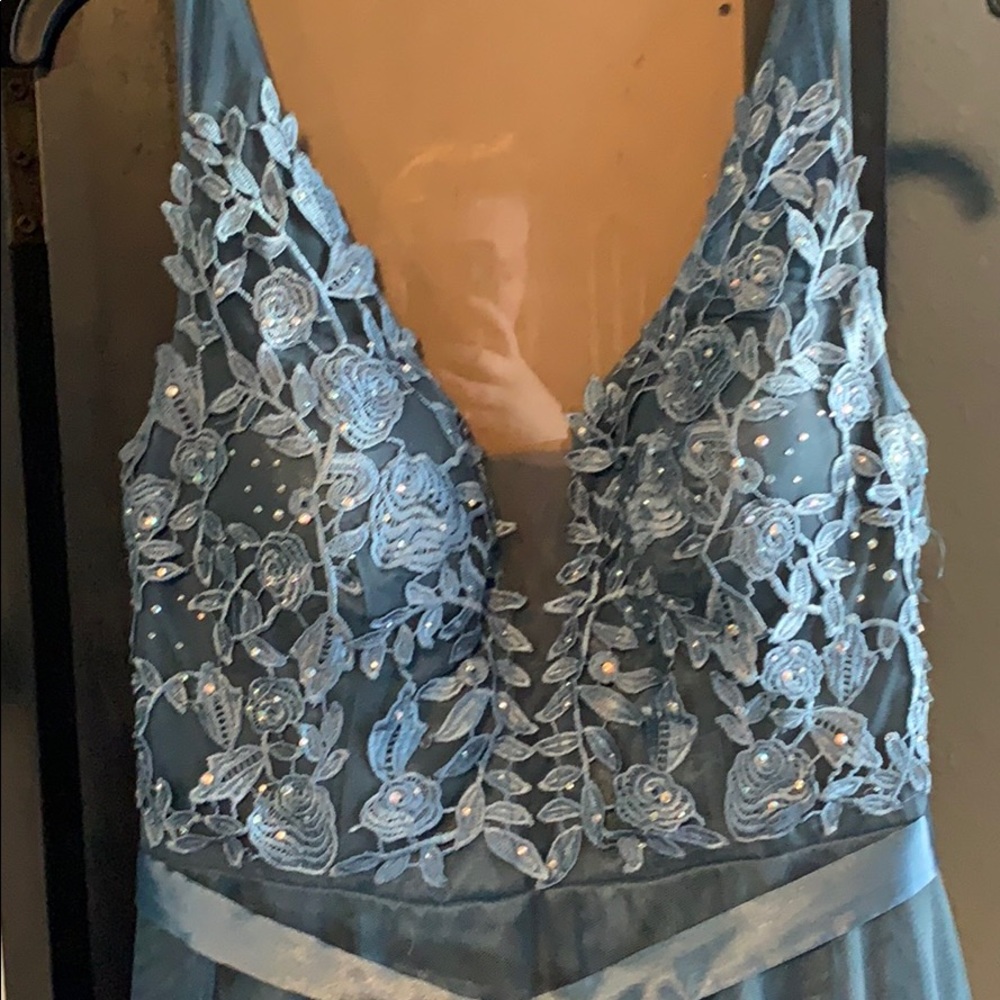 Floor length prom dress